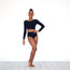 Spotlight Dance Studios Long Sleeve Fitted Crop Top