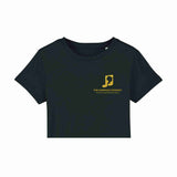 The Harpham Company Adult Raw Hem Crop T-Shirt