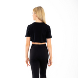 Urban Funk Street Dance Adult Raw Hem Crop T-Shirt