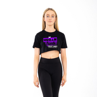 Urban Funk Street Dance Kids Raw Hem Crop Tee T-Shirt