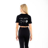 CMG Arts Kids Raw Hem Crop Tee T-Shirt