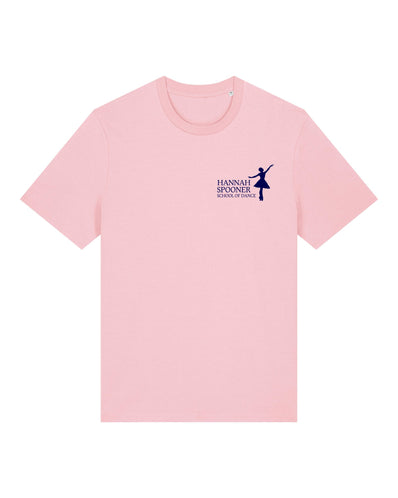 Hannah Spooner Adult T-Shirt - Cotton Pink