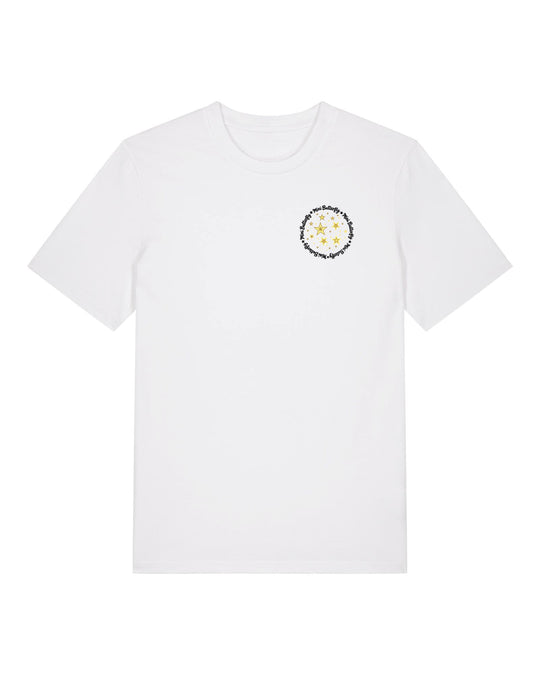 Katie Meghan Boutique Mini Butterfly Boys White T-Shirt