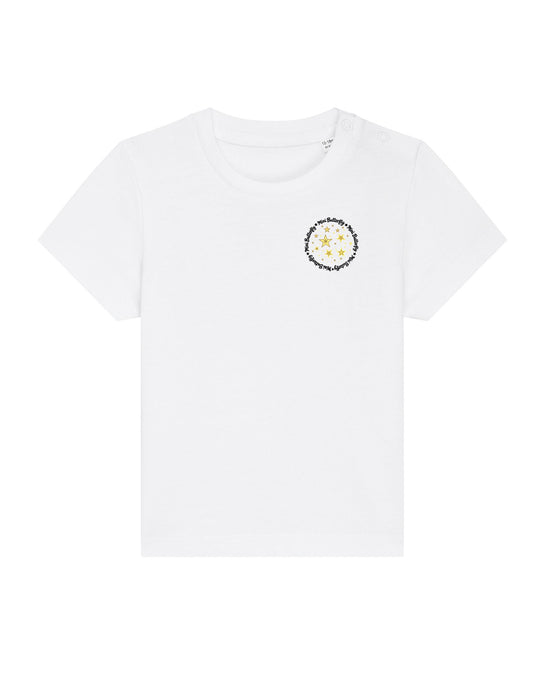 Katie Meghan Boutique Mini Butterfly Boys White Baby T-Shirt