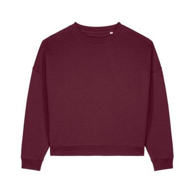 Women's Relaxed Sweatshirt - Deep Plum