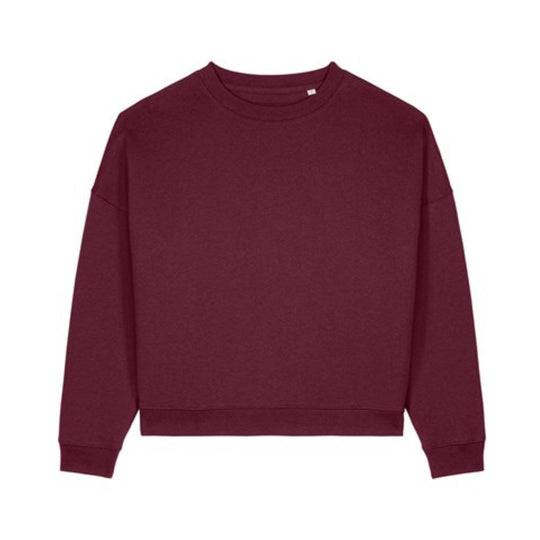 Women's Relaxed Sweatshirt - Deep Plum