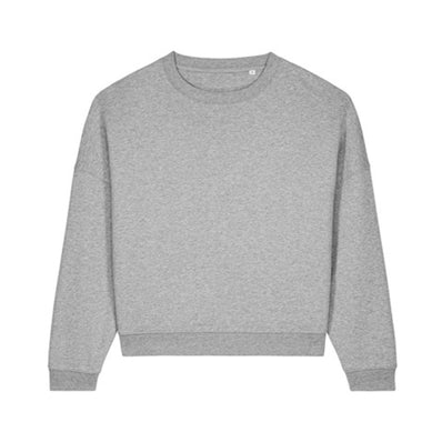 Women's Relaxed Sweatshirt - Heather Grey
