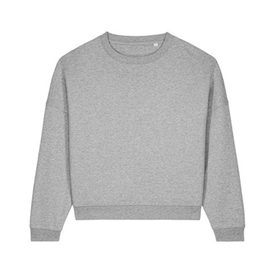 Women's Relaxed Sweatshirt - Heather Grey