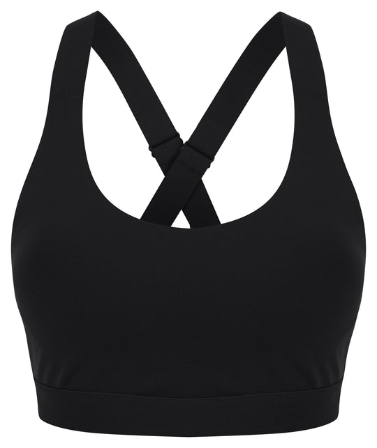 Ladies Impact Crop Top - Black