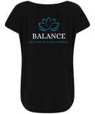 Balance Wellness and Movement Scoop Neck Teacher Tee