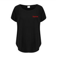 Jacks Theatre School Ladies Scoop Neck Teacher Tee