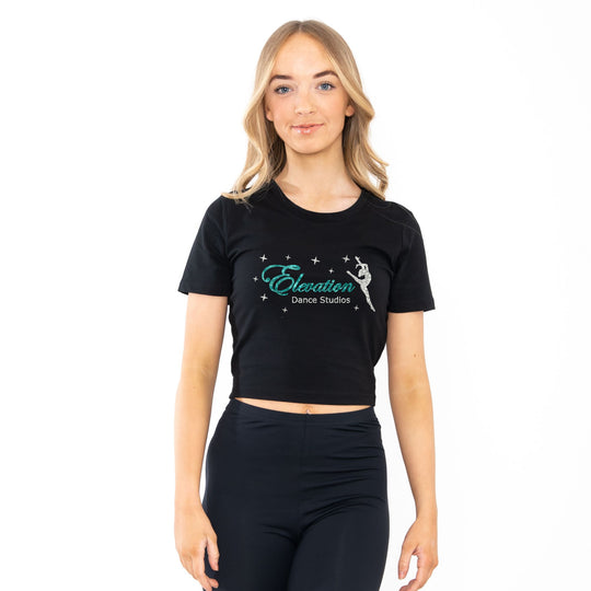 Elevation Dance Studios Womens Crop top