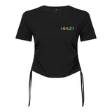 ESPA Tie Ruched Crop Top