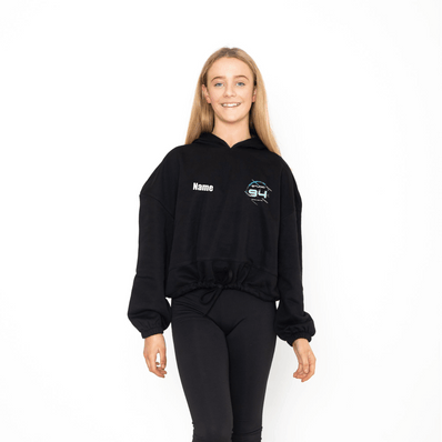 Studio 94 Ladies Cropped Over Sized Hoodie