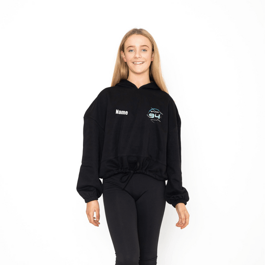 Studio 94 Ladies Cropped Over Sized Hoodie
