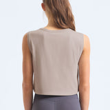 PNDR Luxe Crop Black