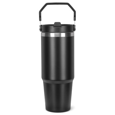 Water Bottle With Carry Handle - Black
