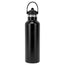 Sports Water Bottle With Flip Up Straw - Black