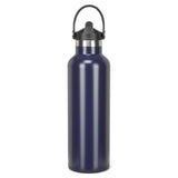 Sports Water Bottle With Flip Up Straw - Navy