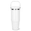 Water Bottle With Carry Handle - White