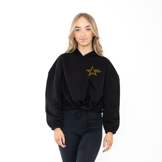 Julie Turner Stage Academy Ladies Cropped Over Sized Hoodie