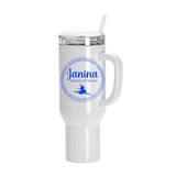 Janina School of Dance 40oz White Stanley Style Tumbler