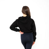 Kids Cropped Hoodie - Black