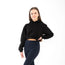Kids Cropped Hoodie - Black