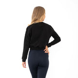 Adults Cropped Sweatshirt - Black