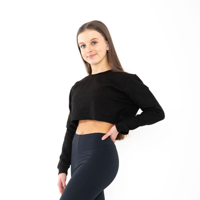 Kids Raw Cropped Sweatshirt