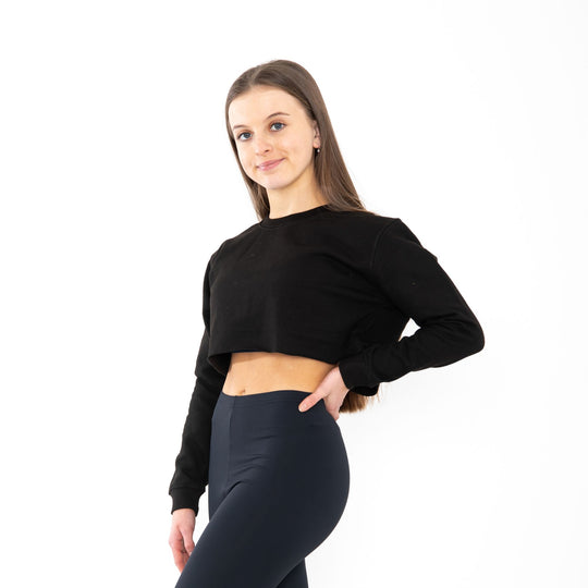 Kids Raw Cropped Sweatshirt