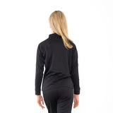 Kids Knitted Tracksuit Top - Black/White