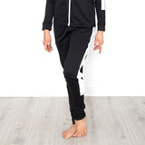 Kids Tracksuit Bottoms - Black/White