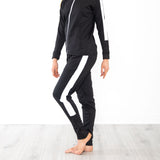 Kids Tracksuit Bottoms - Black/White