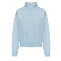 Crop 3/4 Zip Sweatshirt