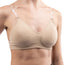 Silky Ladies Padded Seamless Clear Back Bra With Adjustable Straps