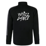 Whizz Dance Adults White Logo Knitted Tracksuit Top