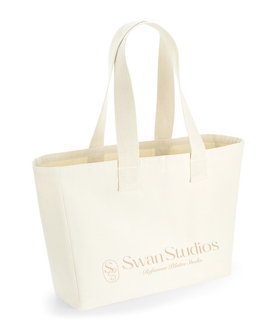 Swan Studios Pilates Canvas Tote - Natural