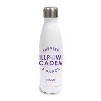Willpower Dance Academy White Tapered Water Bottle