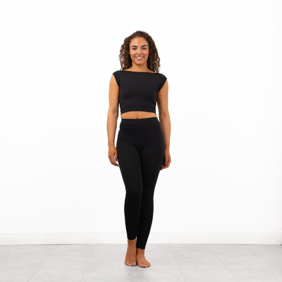 Elite Theatre Arts Doncaster Boat Neck Backless Crop Top