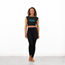 Fleet Dance Company Boat Neck Backless Crop Top