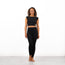Katie Meghan Boutique Lyrcial and Love in Heels Boat Neck Crop Top
