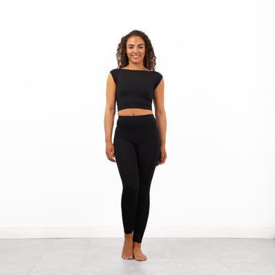 Royston School of Dance Boat Neck Backless Crop Top