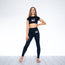 Leap Dance Midlands Cap Sleeve Fitted Crop Top