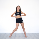 Gemini Pom Dance Racer Back Crop Top