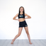 Gemini Pom Dance Racer Back Crop Top