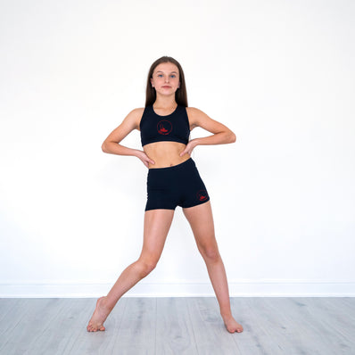 Alison School of Dance Racer Back Crop Top