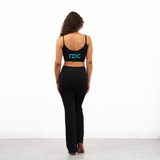 Fleet Dance Company Ruched Front Crop Top