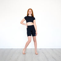 Dance Box Pandr High Waist Cycle Shorts