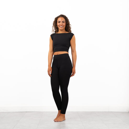 Pandr High Waisted Leggings - Black